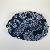 Vera Bradley Large Cosmetic Bag Blue Bandana - $332.16 MXN