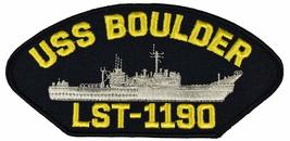USS Boulder LST-1190 Patch - Multi-Colored - Veteran Owned Business - £10.64 GBP