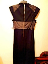 Women’s dress allen B. zipper front black sand dollar  size large allen schwartz - £15.78 GBP