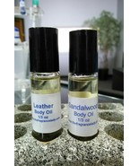 Sandalwood Vanilla Cologne Body Oil Fragrance Mens 1/3 Roll On One Bottle - $8.09