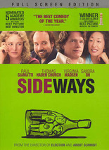 Sideways (DVD, 2005, Full Screen) Paul Giamatti, Thomas Haden Church - £2.31 GBP