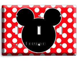 Mickey Mouse for infant Baby Boy or a Girl triple light switch wall plate cover  - £14.36 GBP