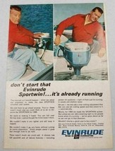1966 Print Ad Evinrude Sportwin Outboard Motors Milwaukee,WI - $9.58