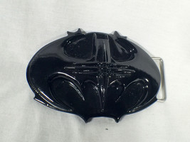 Batman Forever, Traditional Type Bat Buckle, Black Metal, Real Prop Replica - £39.21 GBP