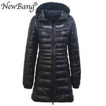 NewBang 8XL Ladies Long Warm Down Coat With Portable Storage Bag Women Ultra Lig - £41.20 GBP