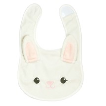 Set of Two (2) Infant Bibs ~ Animal Baby Bibs ~ Unicorn &amp; Bunny ~ Very Soft - £12.03 GBP