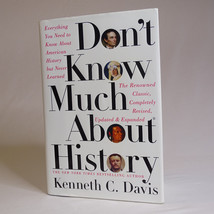 Don&#39;t Know Much About History Hardcover Book w/Dust Jacket By Kenneth C Davis VG - £3.98 GBP