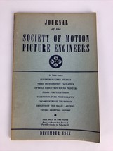 SMPE Journal Of The Society Of Motion Picture Engineers December 1948 VO... - £10.21 GBP