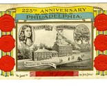 225th Anniversary Philadelphia Pennsylvania Postcard Independence Hall 1908 - $19.78