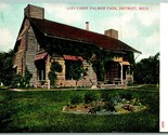 Log Cabin Palmer Park Detroit Michigan MI UNP UDB Postcard G1 - $3.15