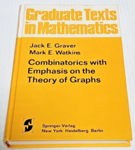 Combinatorics: With Emphasis on the Theory of Graphs, 1977 First Ed. HC Good - £24.04 GBP