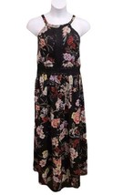 City Chic Maxi Dress Womens 18 Floral Print Halter Neck Smocked Back Rom... - £28.16 GBP