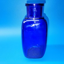 1900s - 1910s Cobalt Blue Rexall Apothecary Liver Salts Bottle Antique S... - $29.98