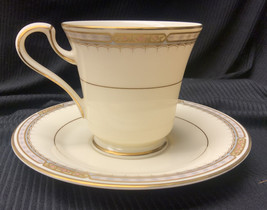 Mikasa - Sheraton - Footed Cups &amp; Saucers - Fine Ivory China  LAN03 - $7.25