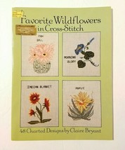 Vintage Favorite Wildflowers 48 Cross Stitch Patterns by Claire Bryant D... - $6.99