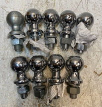 9 Qty of Assorted 1-7/8&quot; 2,000 lbs Trailer Ball Hitches 1-11/16&quot; Shank (... - $63.99