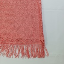 Cato Women's 10 Peach Size Zipper Pull-On Straight & Pencil Tassel Bottom Skirt image 6