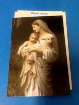 Blessed Mother with Child Blank Note Card w/envelope,New #025-4 - £1.57 GBP