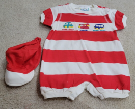 Vintage 90s Childwise 12 Months Red Outfit with hat - £15.26 GBP