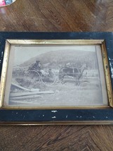 Old Horse Buggy Photo Mary Marston Bloomfield Vt Looking To North Stratford Nh - £33.63 GBP