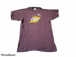 Vintage 70s Champion Rider Collage Single Stitch Tshirt size M - $650.41 MXN