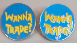 2x Different 2010 Disney Hidden Mickey Series Pin with the Phrase - Wanna Trade? - $10.39