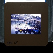 Boats Skips In The Harbor At Dock VTG 35mm Found Kodachrome Slide Photo ... - £11.76 GBP