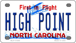 High Point North Carolina Novelty Mini Metal License Plate Tag - $284.59 MXN