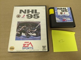 NHL 95 Sega Genesis Cartridge and Case - £4.31 GBP