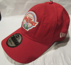 MLB Philadelphia Phillies 9TWENTY Red Adjustable Hat Adult - £22.41 GBP