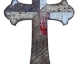 Dicksons 18.5 Inch Wood Painted Cross Wall Hanging - £14.54 GBP