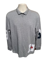 The Hundreds 1980 with Embroidered Rose Adult Large Gray Long Sleeve TShirt - £14.59 GBP