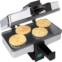 Electric Press Makes 4 Mini Cookies at Once,Grey Nonstick Interior, Gift... - $50.45