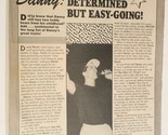 Vintage Danny Wood Determined But Easy Going Teen Magazine Page Article ... - £3.94 GBP