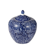 Blue &amp; White Porcelain 9.8&quot; Ginger Jar, Shelf and Tabletop Decor, Home D... - $59.89