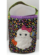 Halloween Ghost with Bow and Candy Tote Bag Purse - $13.57 CAD