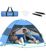 Large Portable Shade Tent For Outdoor Camping Fishing, Anti-Uv Beach, 4 ... - $43.96