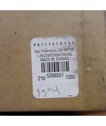 Pottery Barn Cast Iron Curtain Center Bracket nickle 1.25&quot; Diameter new ... - $27.06 CAD
