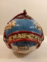 Vintage Fitz &amp; Floyd &quot;Twas The Night Before Christmas&quot; Scented Ceramic Ornament - £11.86 GBP