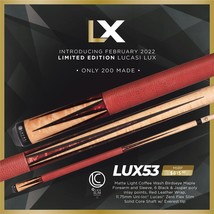 Lucasi LUX 53 Custom Cue Uniloc 11.75mm LTD Only 200 Made New Free Shipping! - £579.93 GBP