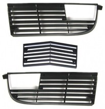 1974 Corvette C3 3 Piece Grille Set With Black Plastic As Original - $178.15