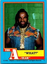 What?&quot; 1983 Topps The A-Team #6 - $1.14