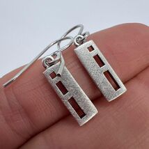 Sterling Silver 925 Kit Heath Dangle Earrings Modern Minimalist Womens J... - $120.00