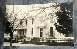 White Frame house with picket fence 1900s  Post Card - £1.86 GBP