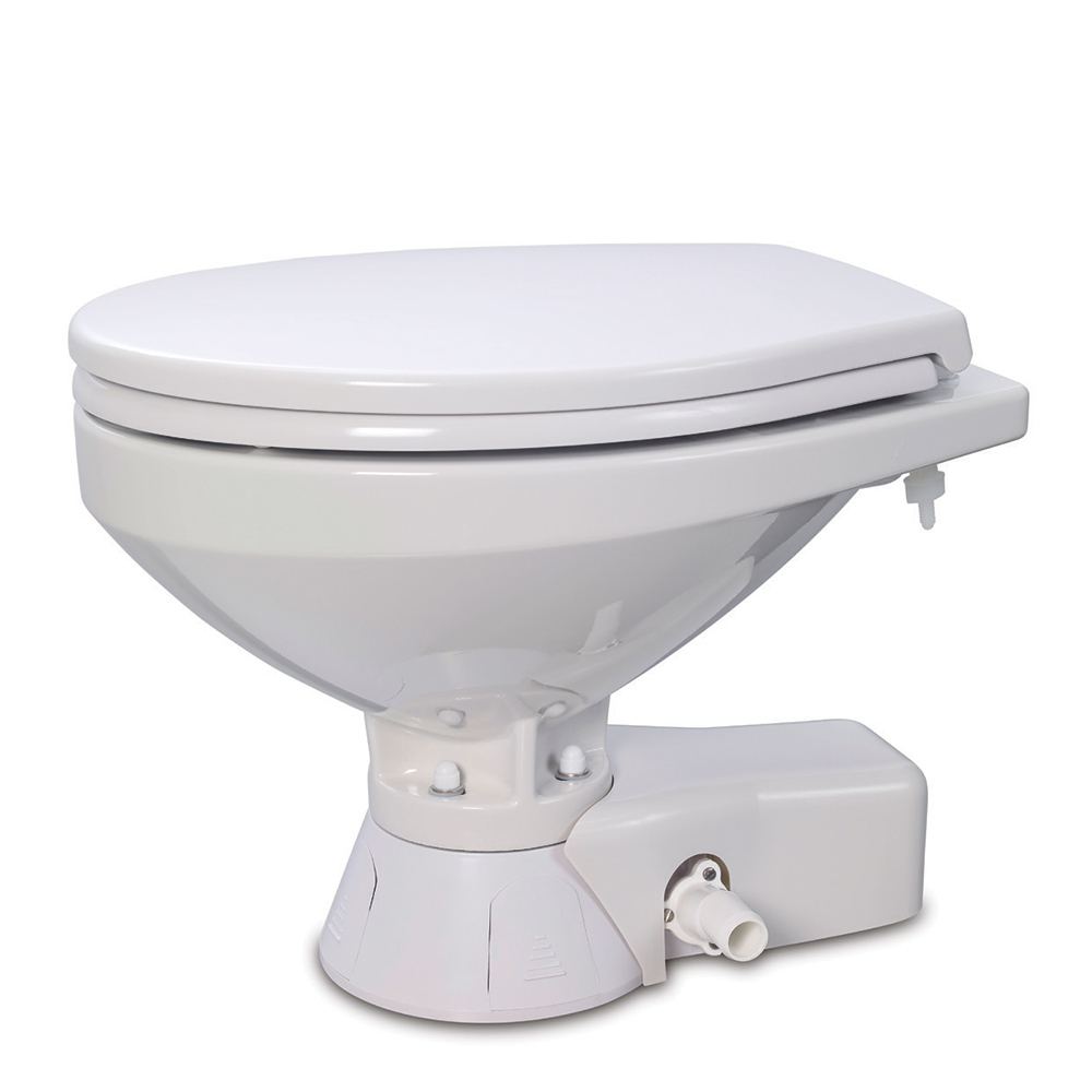 Primary image for Jabsco Quiet Flush Raw Water Toilet - Compact Bowl - 12V