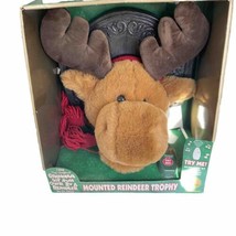 Rare Dandee Reindeer Wall Mount Trophy Sings Grandma Got Run Over By A Deer - £81.41 GBP