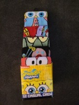 Spongebob Squarepants 6 Pair CREW SOCKS Men Size 8-12 Bioworld (B2) - £18.54 GBP