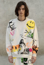 R13 Oversized Graffiti Sweatshirt. Size Small - $384.10