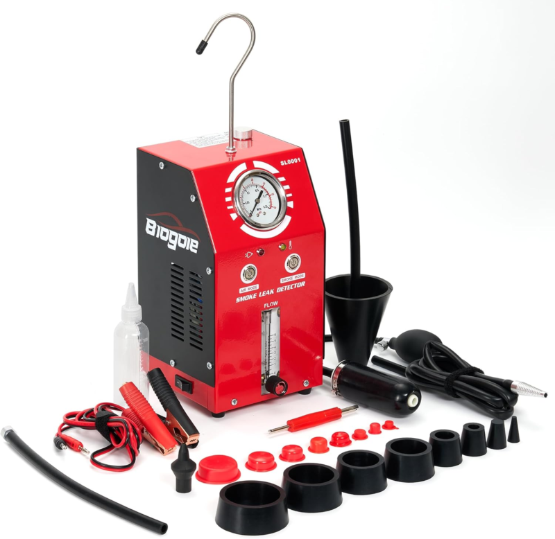  Machine Leak Detector - Built-In Air Pump, Flow Meter, and Pressure Gau... - $201.12