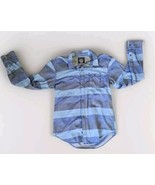 Calvin Klein Long Sleeve Button Down Dress Shirt Boys XL 18/20 Blue Grey  - €10,27 EUR